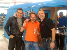 Das Team vor Ort